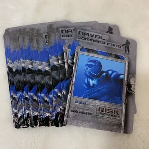 Avalon‎ Hill Hasbro 2007 Risk 2210 AD Replacement Parts 22 Naval Command Cards